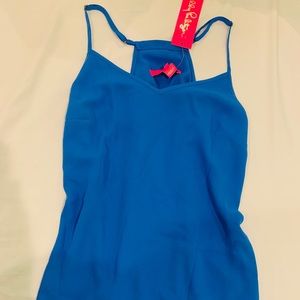 New Lilly Pulitzer Dusk Silk Tank Top